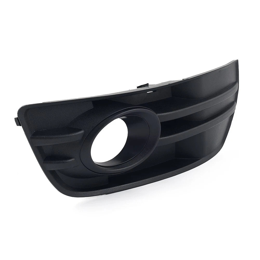 Front Lower Bumper Grille Cover for Audi Q5 (2009–2012) - Black, Fog Lamp Hole