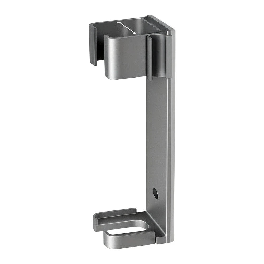 White Aluminum Curling Iron Holder for Bathroom Vanity (No Tools Needed)