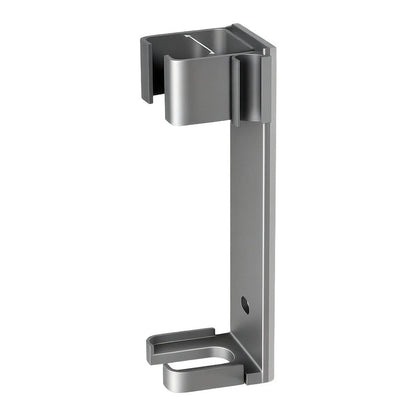 White Aluminum Curling Iron Holder for Bathroom Vanity (No Tools Needed)
