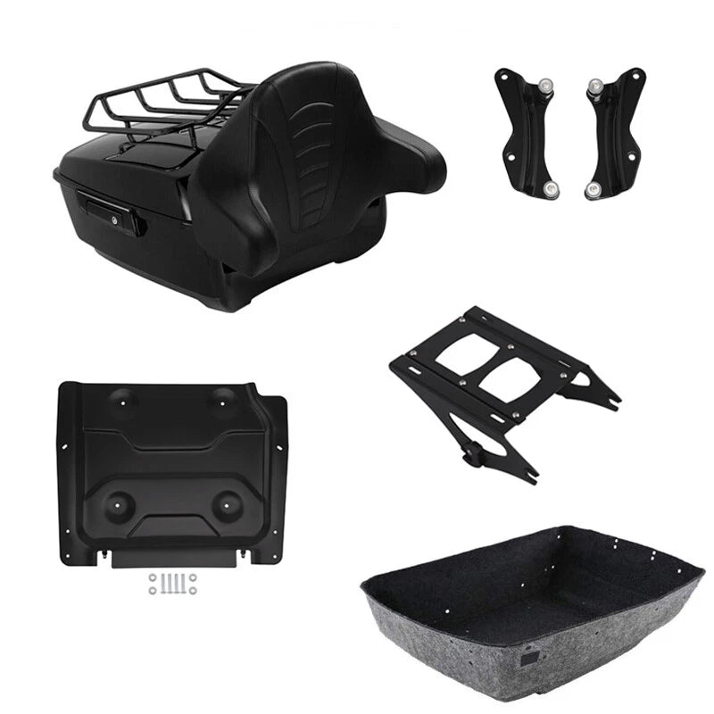 Trunk Backrest Mount Plate Docking Kit for Harley Touring FLHX (2014–2026)