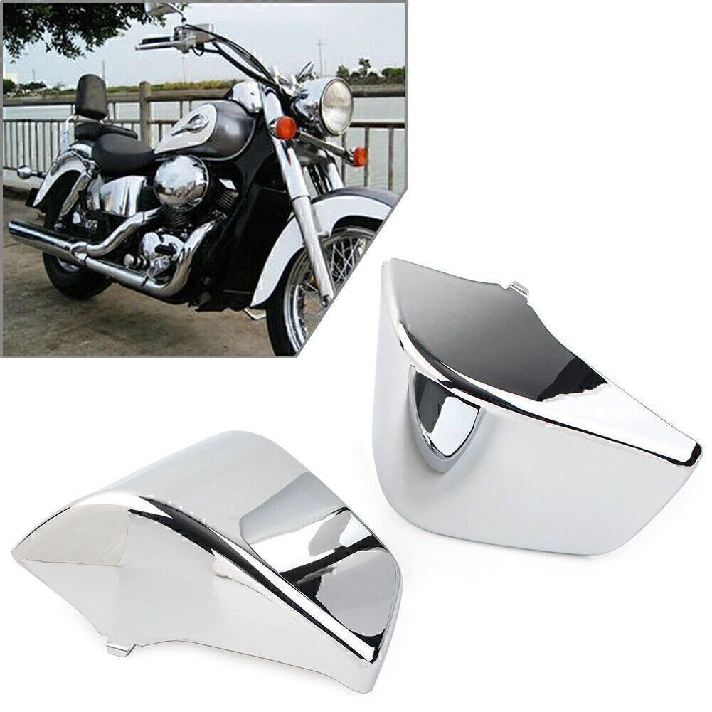 Chrome Battery Cover For Honda Shadow ACE VT750 VT400 VT750C 1997-2003