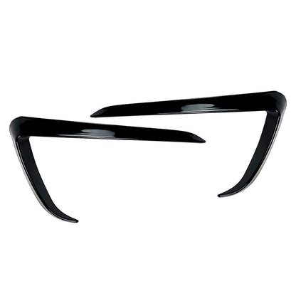 Front Fog Light Eyebrow Cover Trim for Tesla Model Y (2020–2023) Black