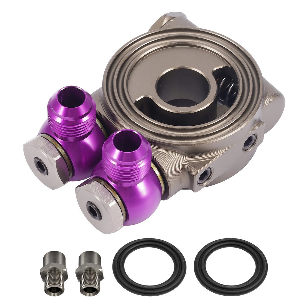 Engine Oil Filter Mount M20x1.5 3/4-16UNF AN10 for Temperature Control