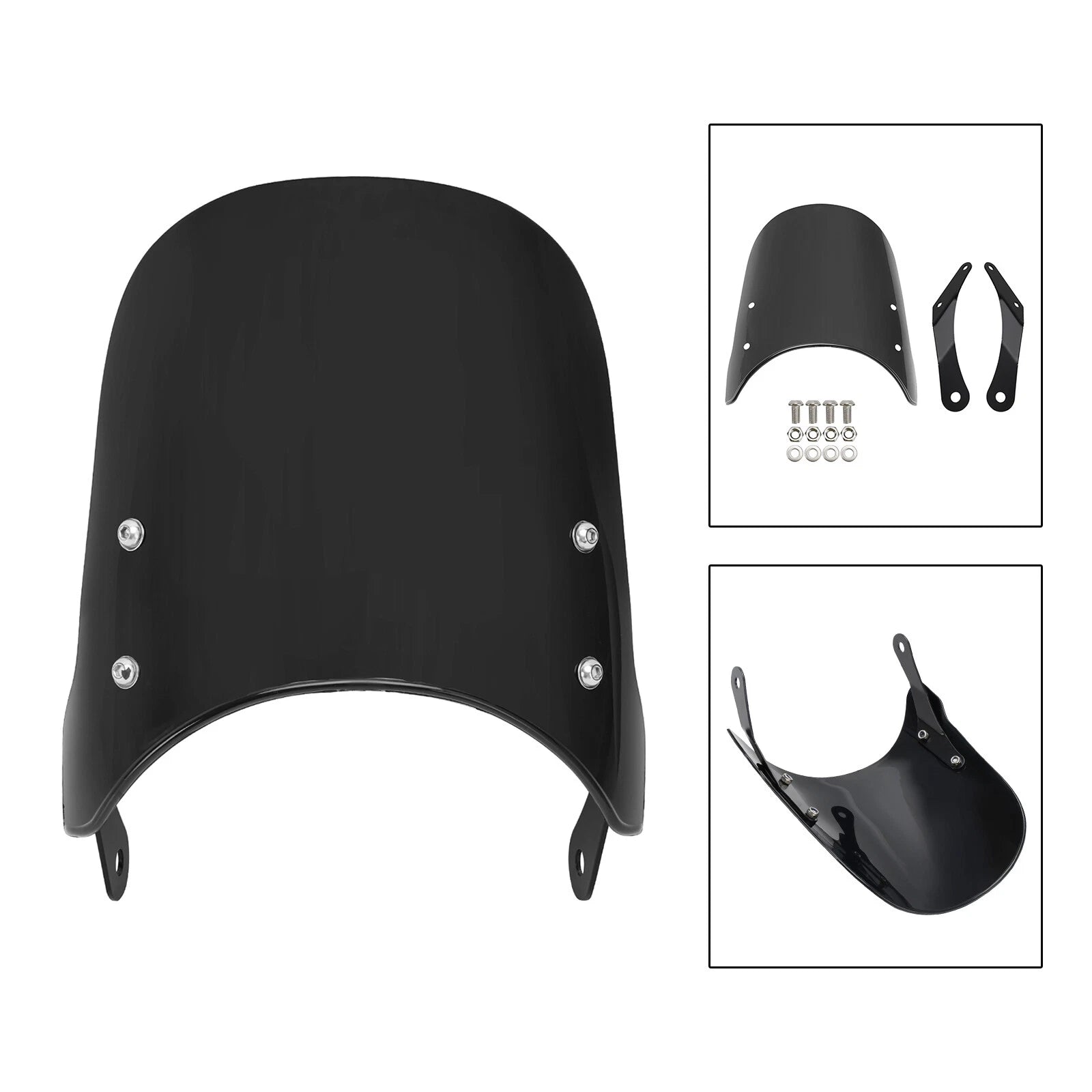 Windshield for Yamaha XSR 700 900, Honda CB400 CB1100 CB1300 (Fit)