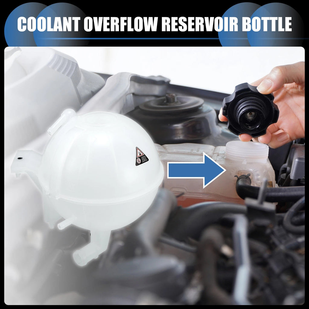 Coolant Expansion Overflow Tank with Sensor Replacement for Dodge Sprinter (2007–2018)