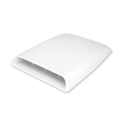 Air Flow Intake Scoop Vent Cover for Universal Cars (White)