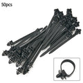 Set of 50 Clips Fastener Zip Straps for Universal Use