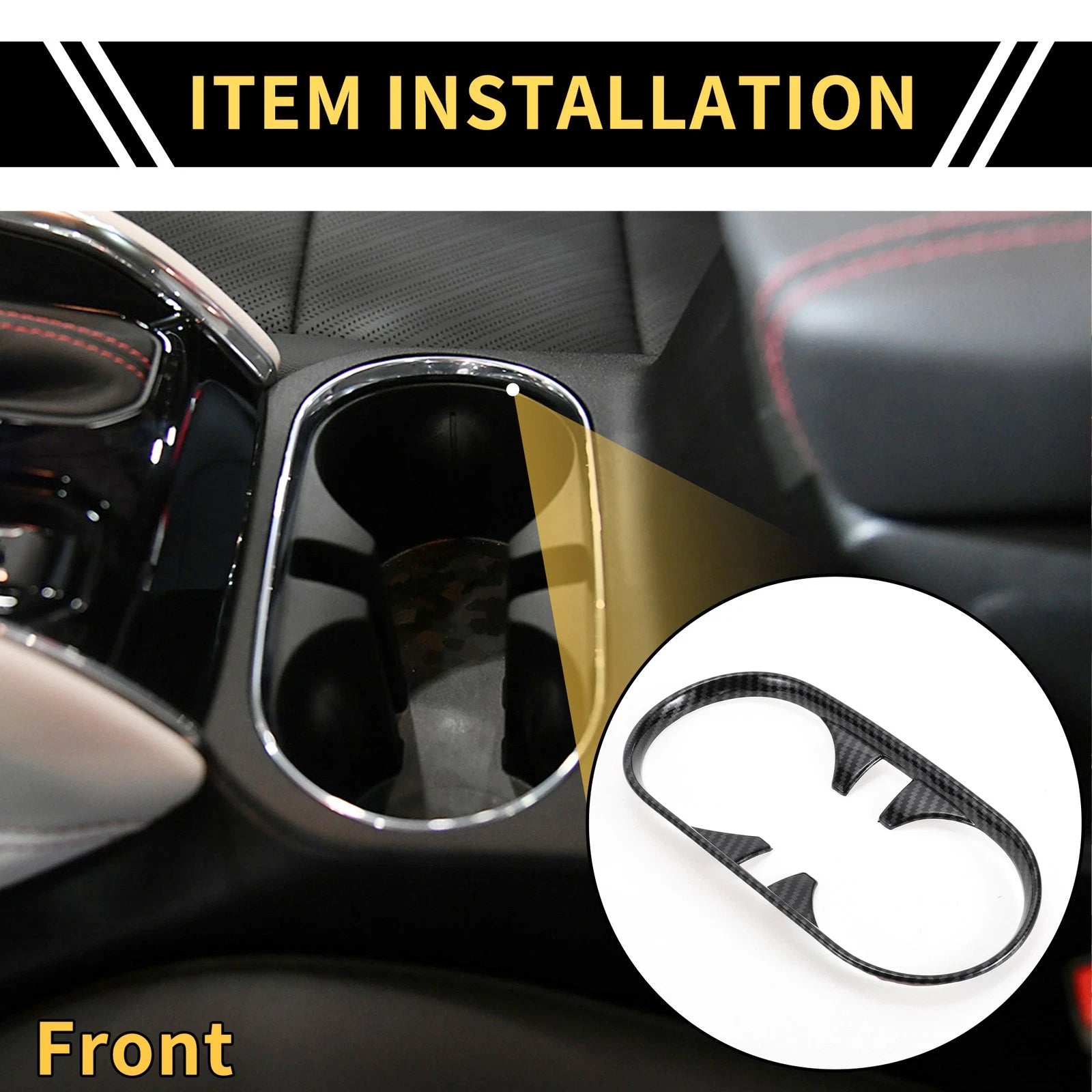 Front Central Cup Holder Cover Replacement for Chevy Colorado (2023–2024)