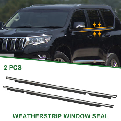 2Pcs Rear Left Right Window Weatherstrip Seal Replacement for Lexus GX470 (2003–2009)