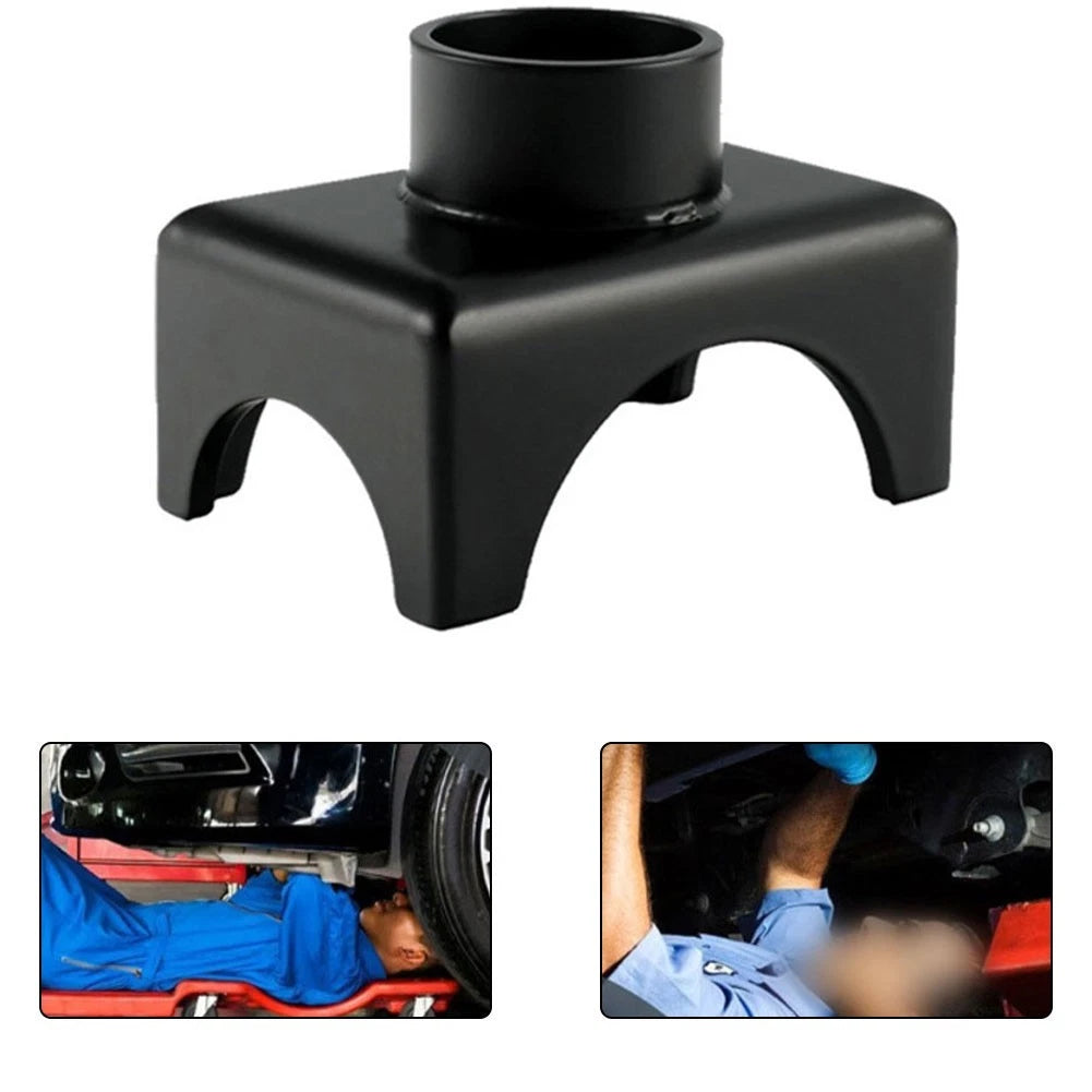 RV Axle Lifting Saddle Adapter for 2 3 4 Inch Round and Square Tube Bottle Jack