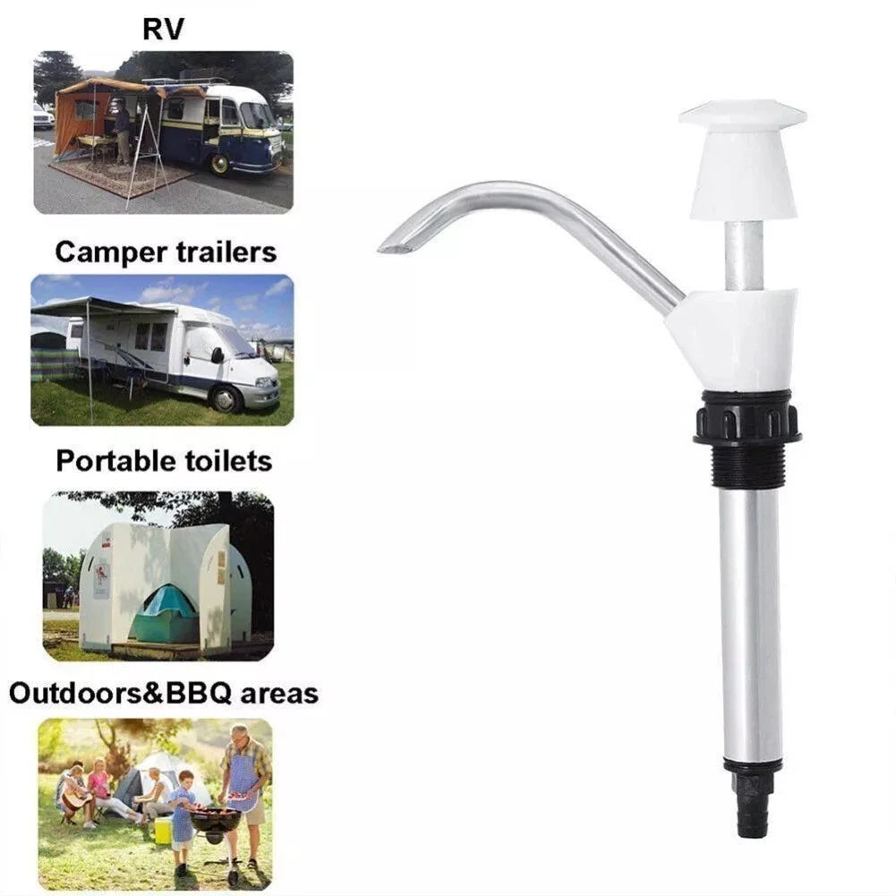 Compact Manual Water Pump Tap for Caravans (Easy Setup)