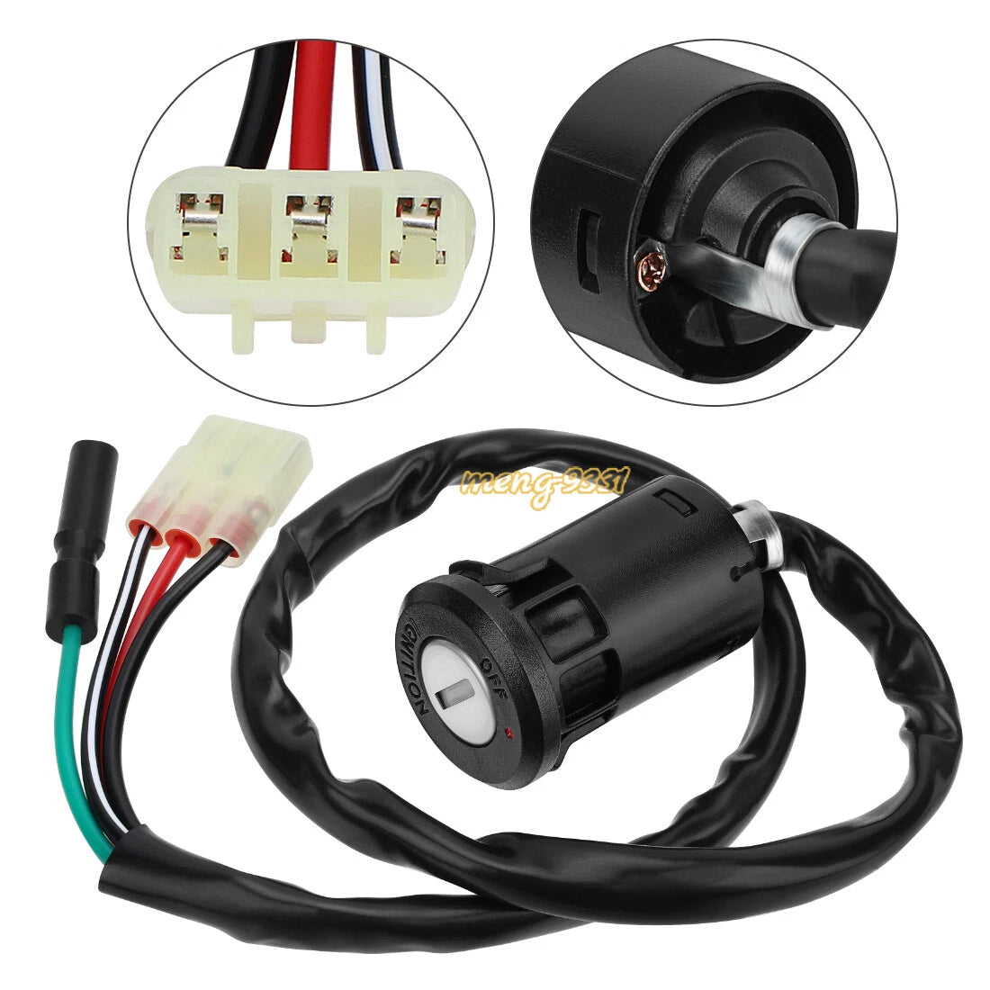 Ignition Key Switch for Honda TRX250TE TRX250TM Recon 250 (1997–2020)