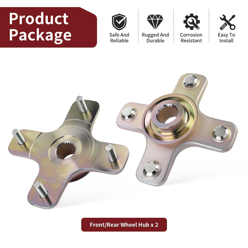 2 Wheel Hubs for Can-Am Outlander Max 800 (2006–2008)
