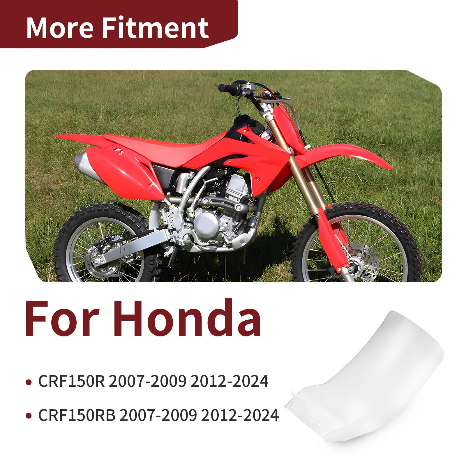 Mud Flap Rear Shock Guard Cover for Honda CRF150R/CRF150RB (2007–2024)