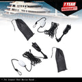 2-Pack Folding Kayak Anchor Set for Grapnel Boat (3.2KG) Black