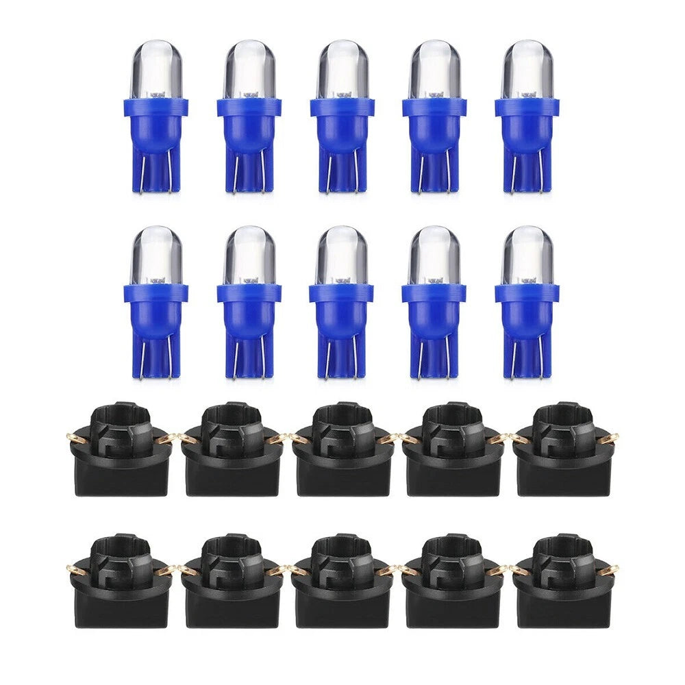 Blue LED Bulbs for Car Lights (Pack of 10)