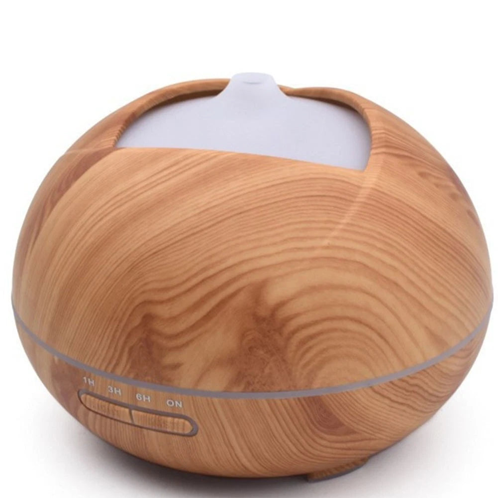400ML Essential Oil Diffuser with Adjustable Timer and LED Night Light