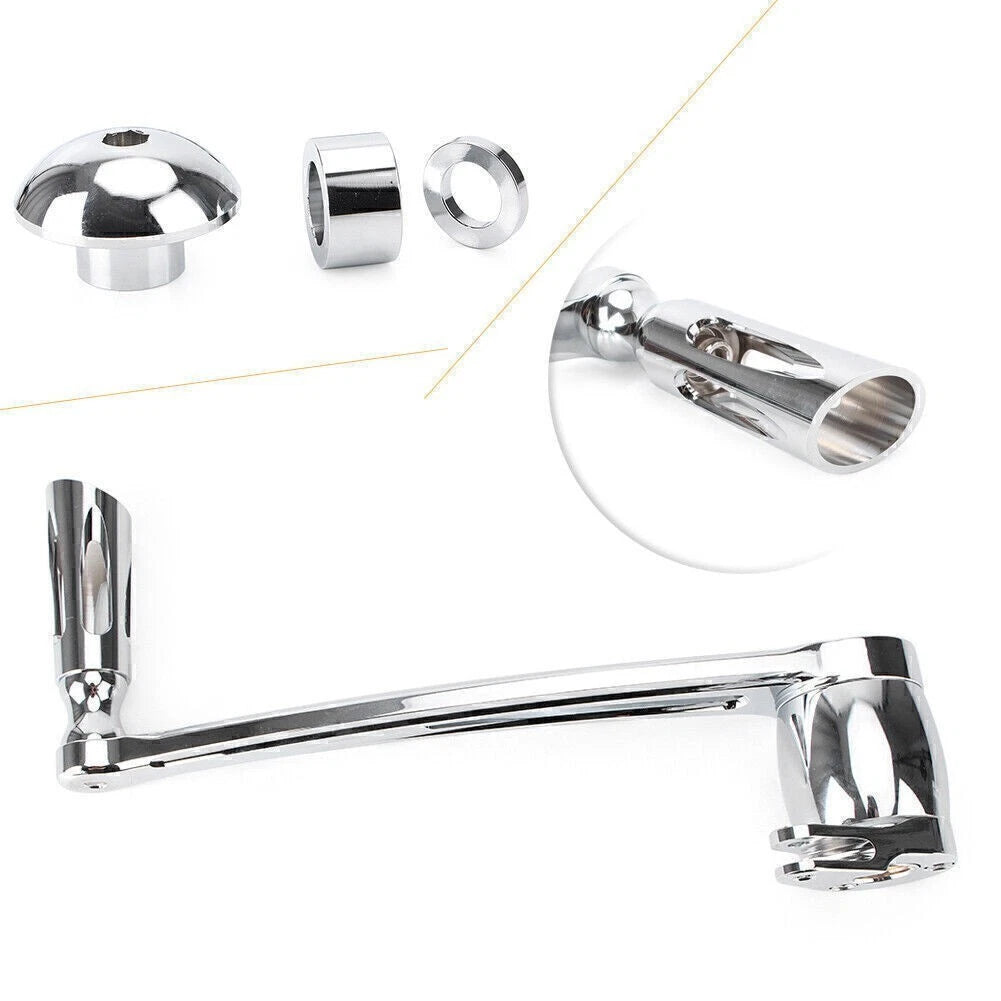 Chrome Aluminum Brake Arm Pedal Kit for Harley FLT FLH (2014–2016)