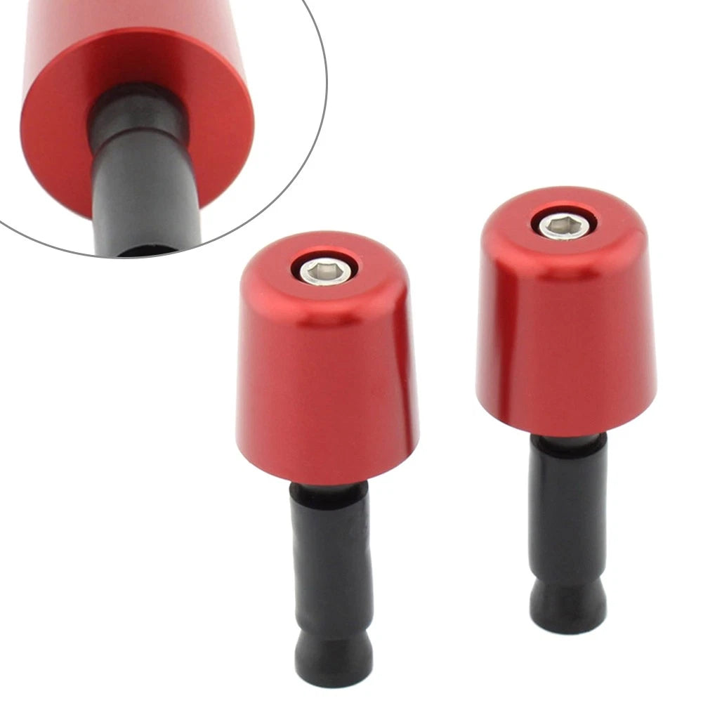 Handlebar Grips for Universal Motorcycle (1.5 in/38.1mm) - Red