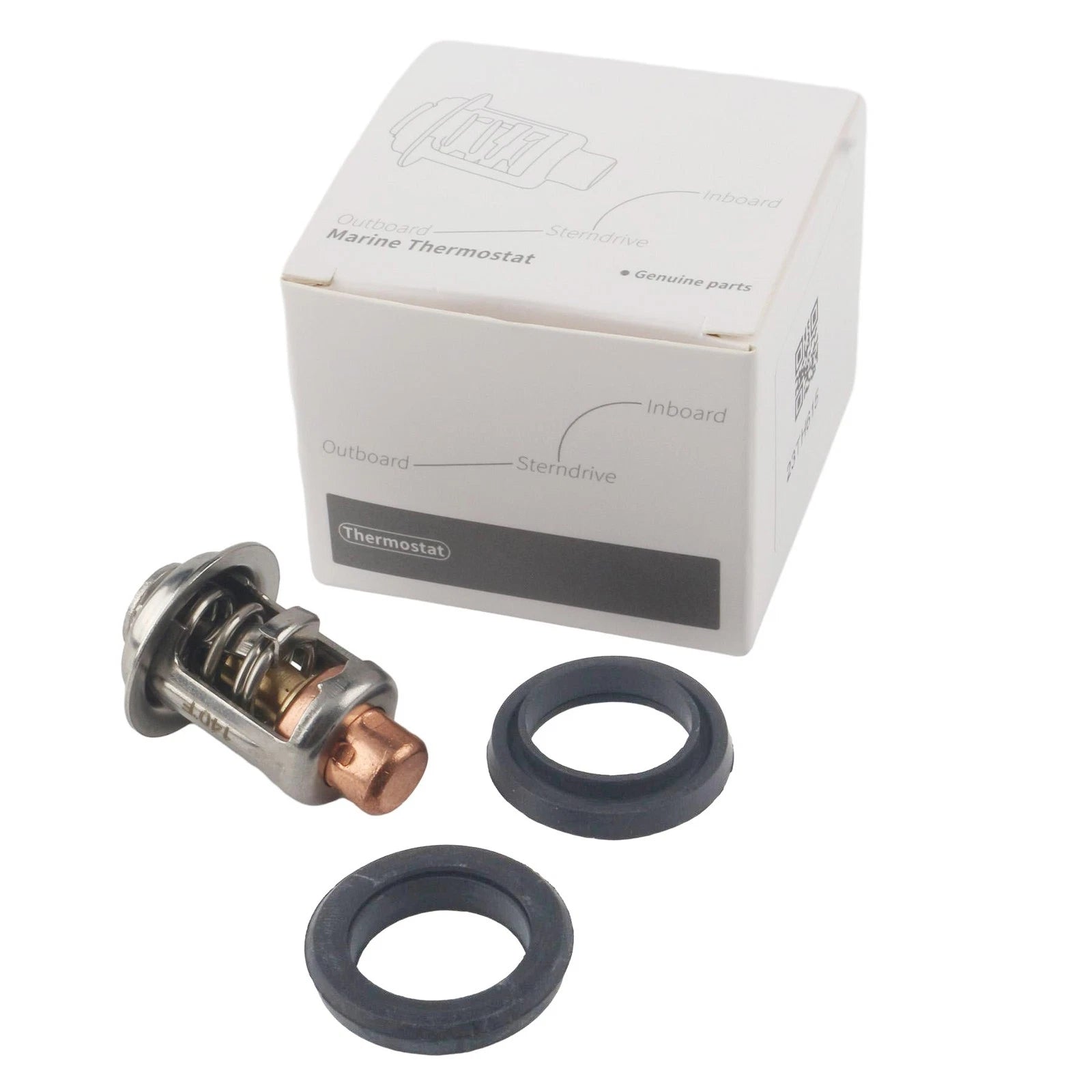 Thermostat Kit for Mercury 75 90 115 HP 3 Cyl DFI 1.5L (1999–2006) 833072002 833072004