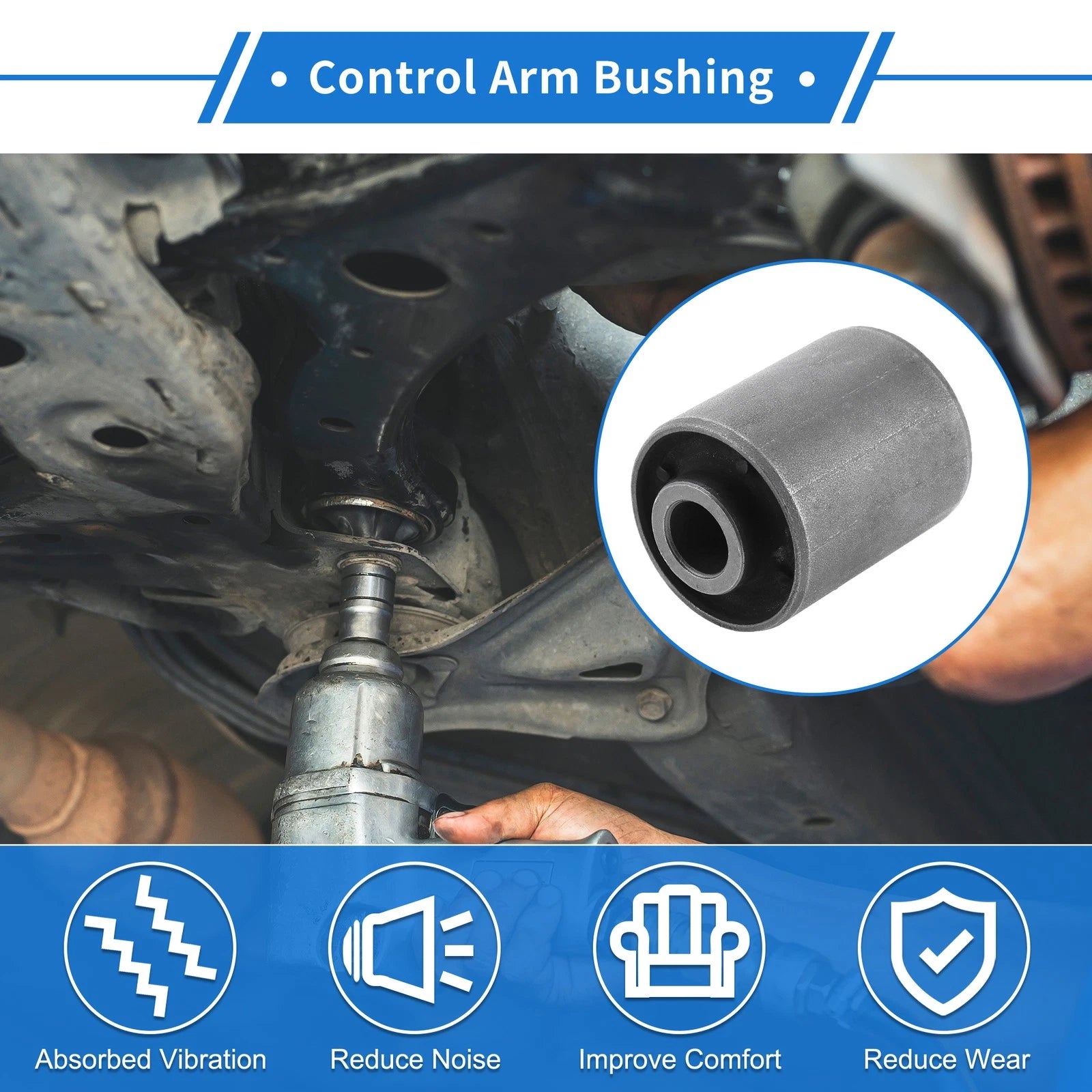 Rear Lower Control Arm Bushing Replacement for Hyundai Azera (2006–2010)