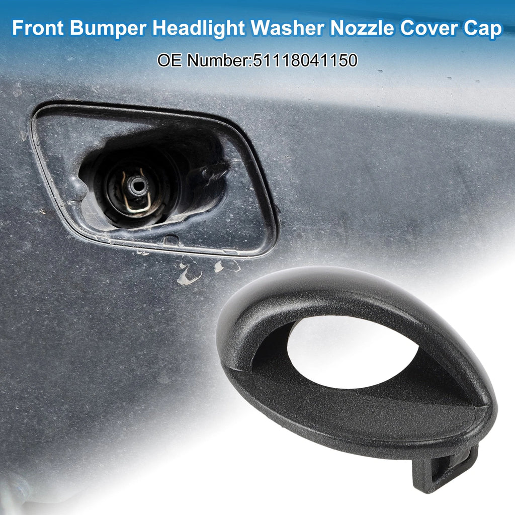 Front Right Headlight Washer Nozzle Cover Cap for BMW M3 (2008–2013) Gray