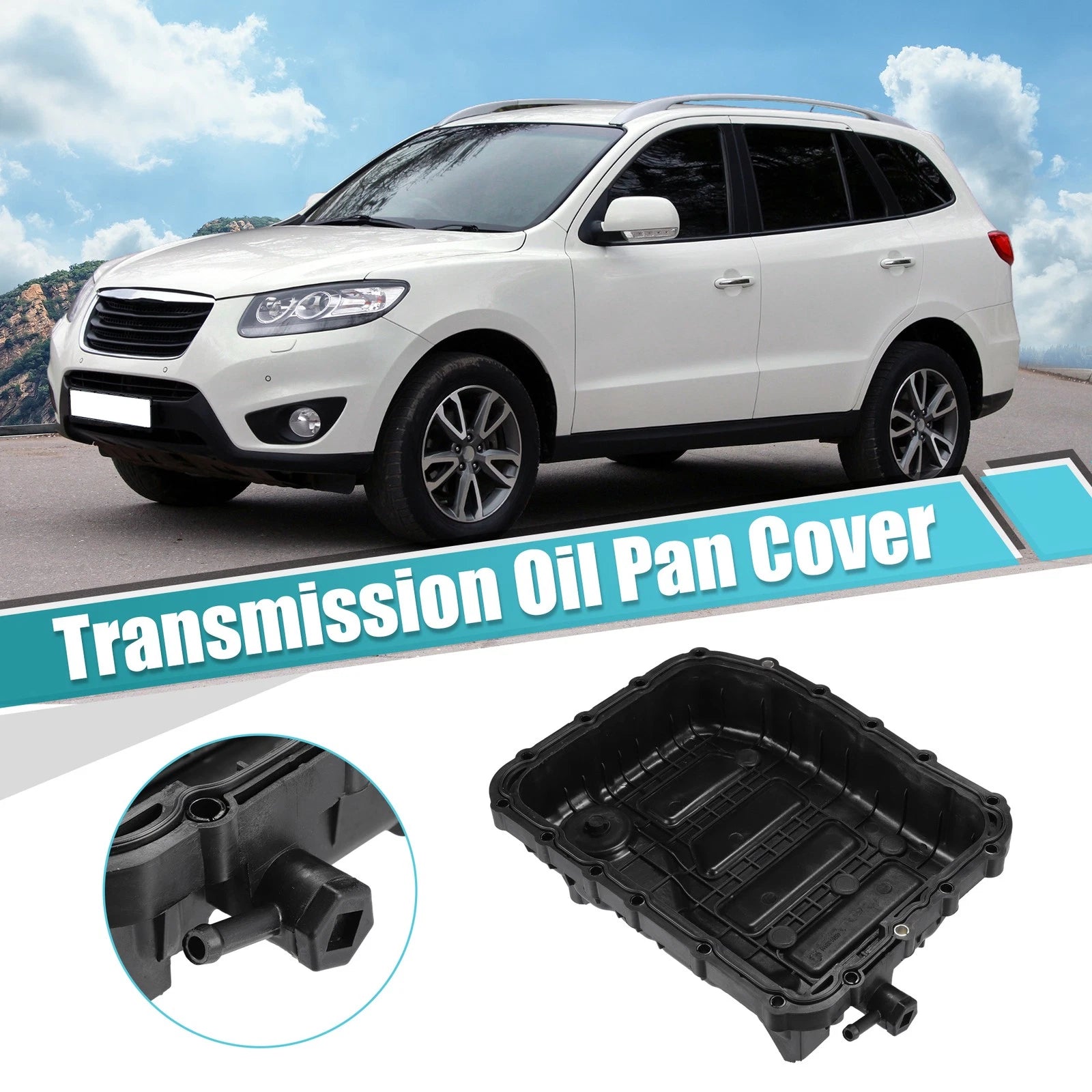 Oil Pan Cover Set Replacement for Hyundai Santa Fe (2013–2018)
