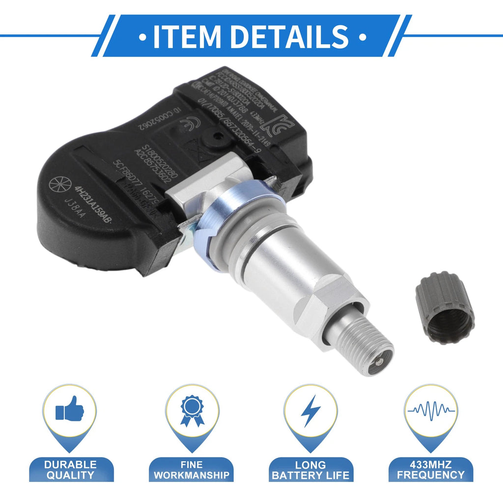 TPMS Sensor No. 4H231A159AB for Jaguar S-Type Base (2007–2008)