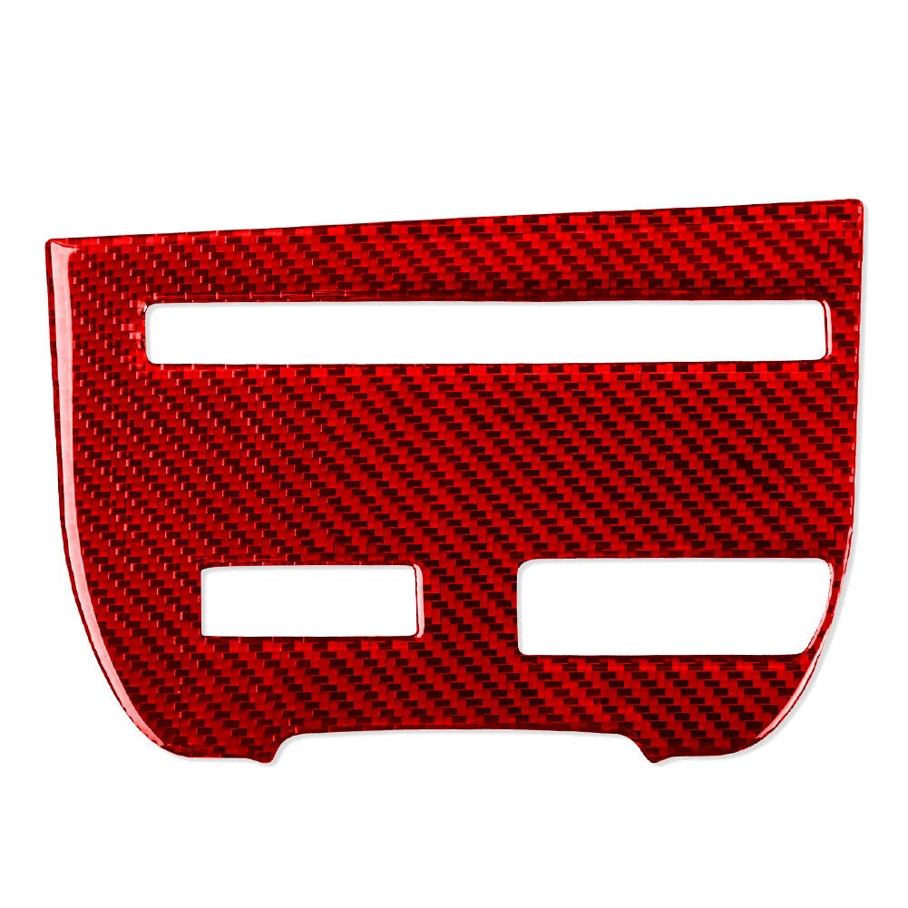 Central Console CD Panel Cover Trim for Nissan GTR R35 (2008–2016) Red