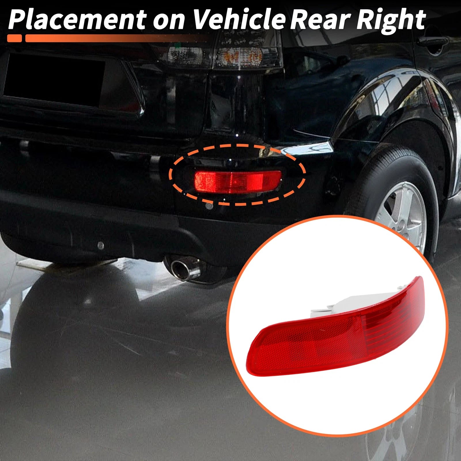Rear Tail Light Shell Replacement for Mitsubishi Outlander (2018–2022)