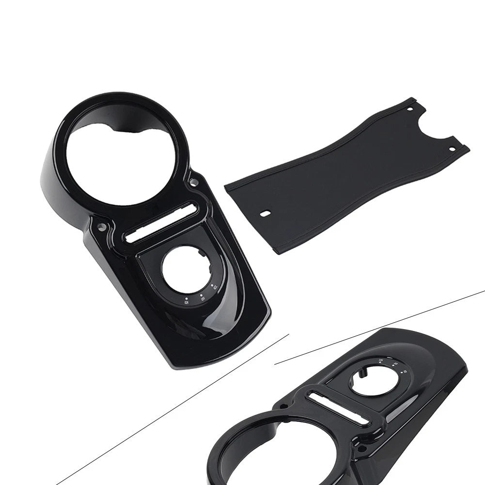 Fuel Tank Console & Gas Tank Panel Bib for Harley Dyna FXDF FXDB (2006–2017)