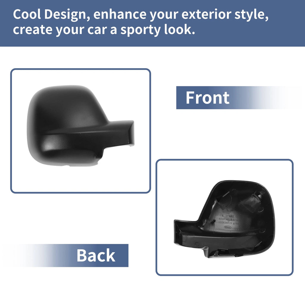 Right Passenger Side Mirror Cover Cap for Citroen Dispatch/Jumpy (2016–2023)