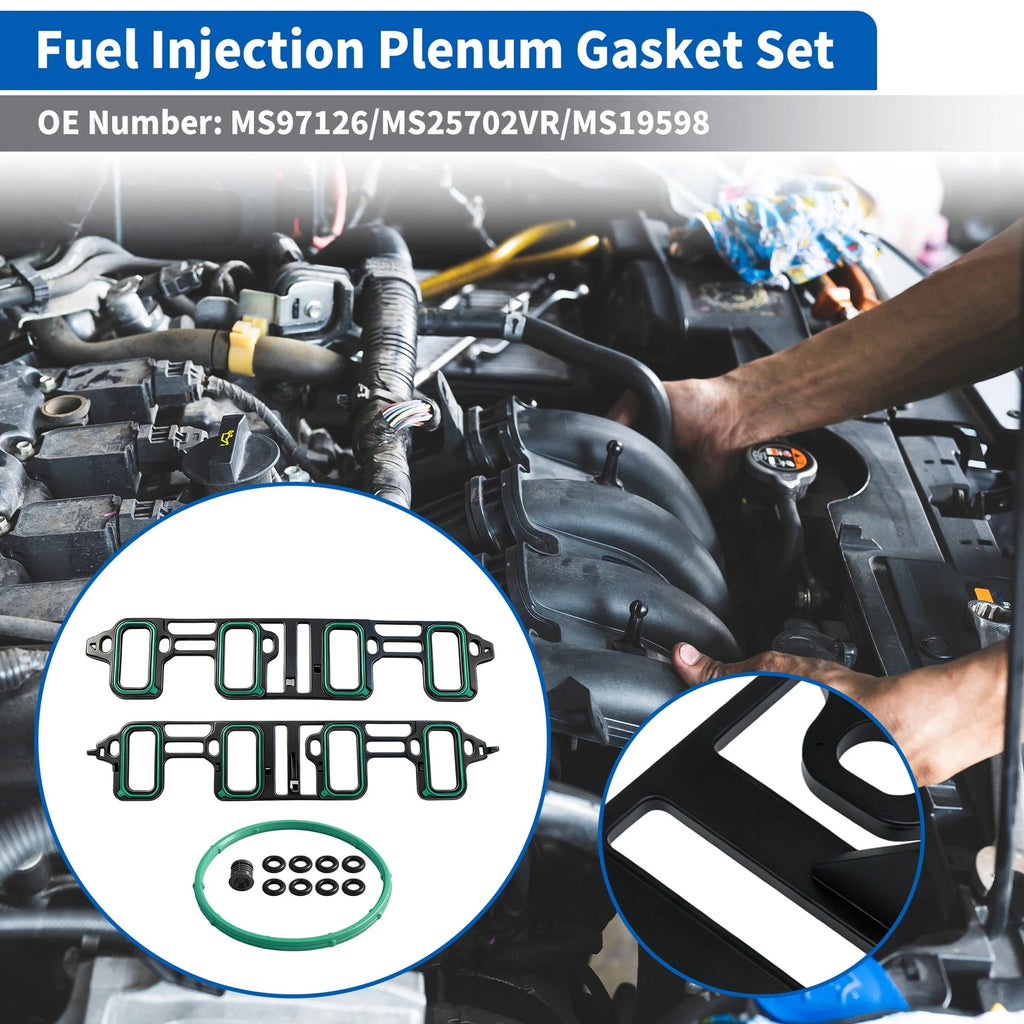 Upper Intake Manifold Plenum Gasket for Chevy Silverado 6.0L (2007–2013)