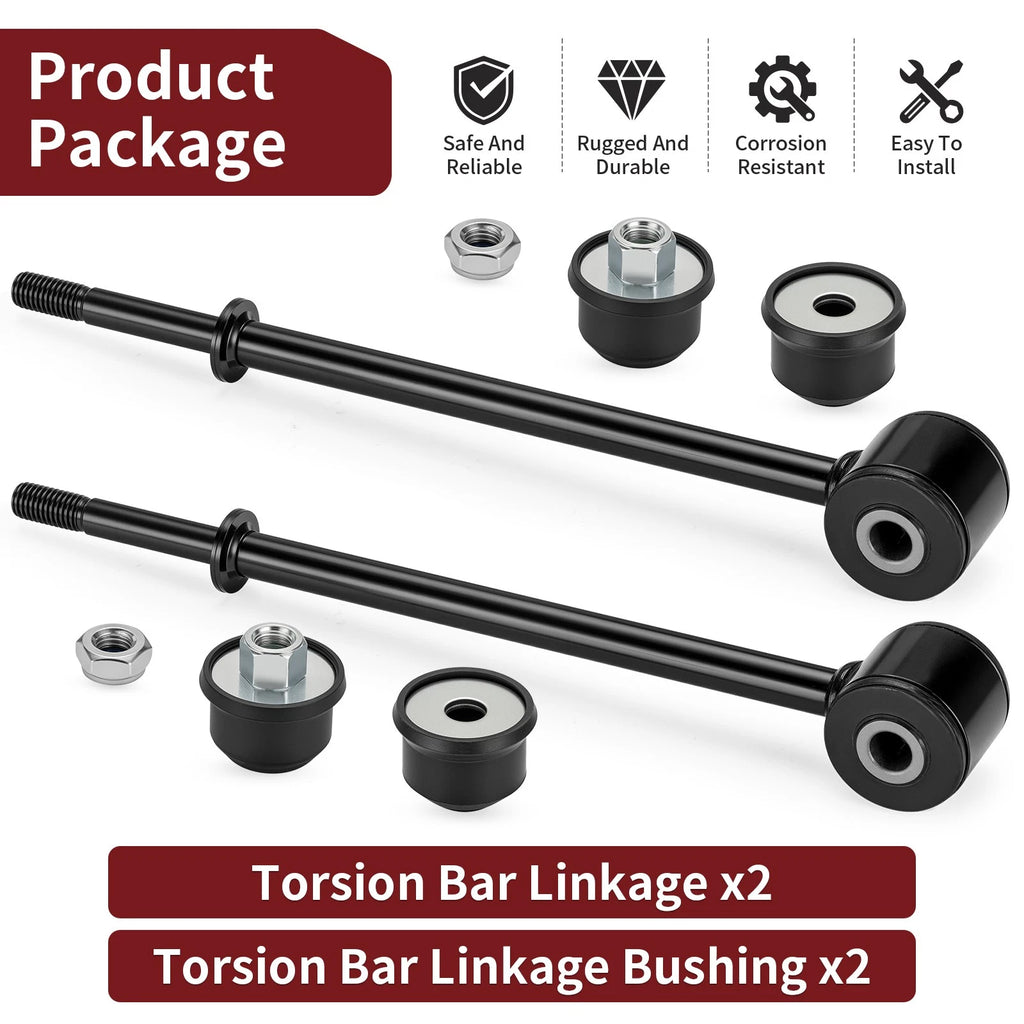 2X Torsion Bar Link for Polaris Ranger 400 500 800 900 (2006–2021)