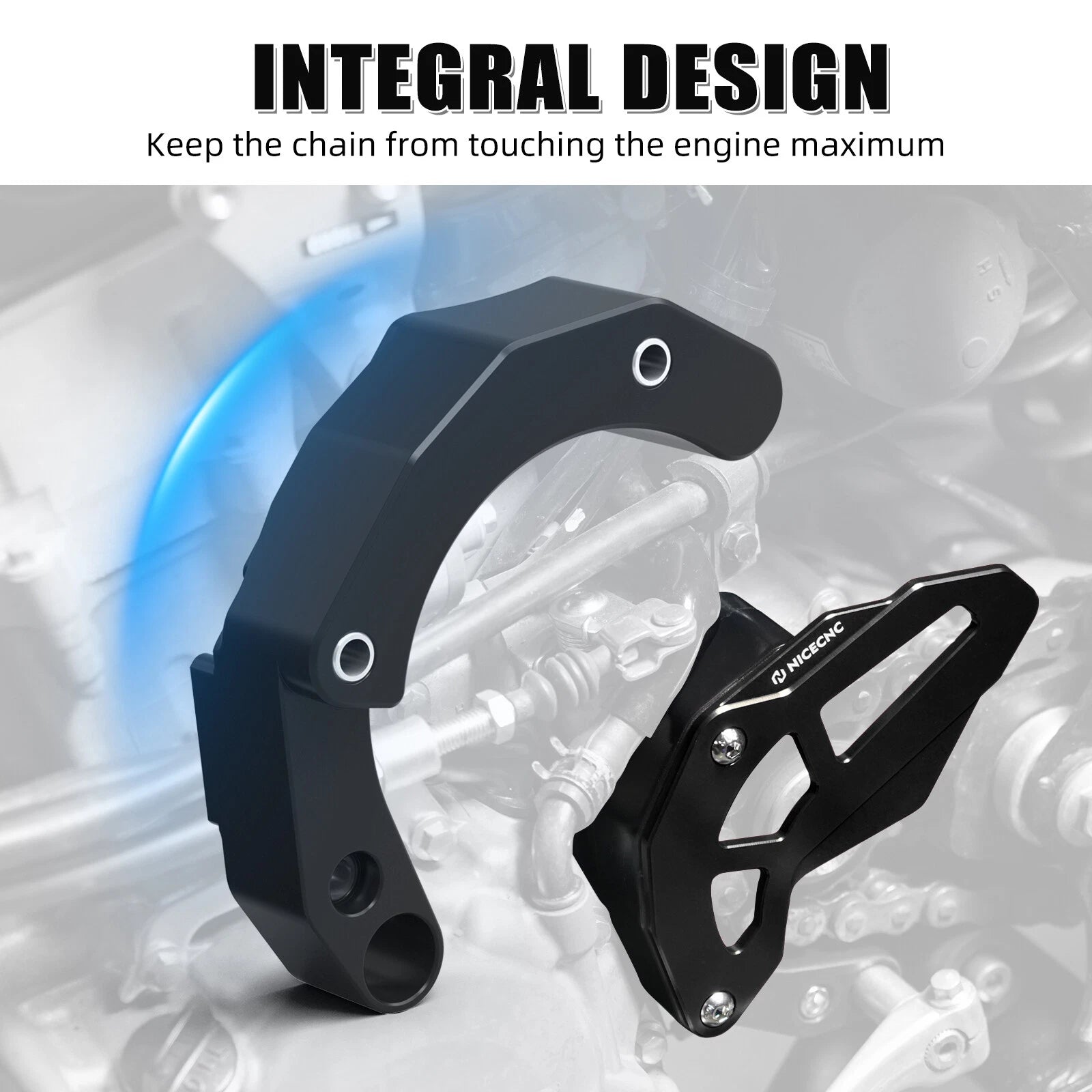 Case Saver Chain Guide Guard for Honda TRX450ER (2006–2014)