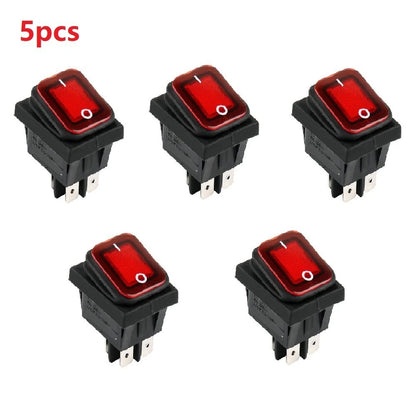 Rocker Switch DPST Waterproof 20A for Automotive Applications