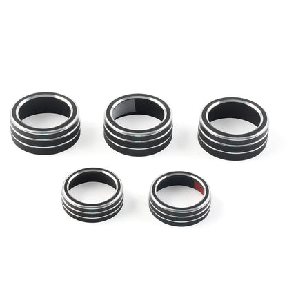Control Switch Knob Ring Cover Trim for Honda Accord (2018–2022) Black