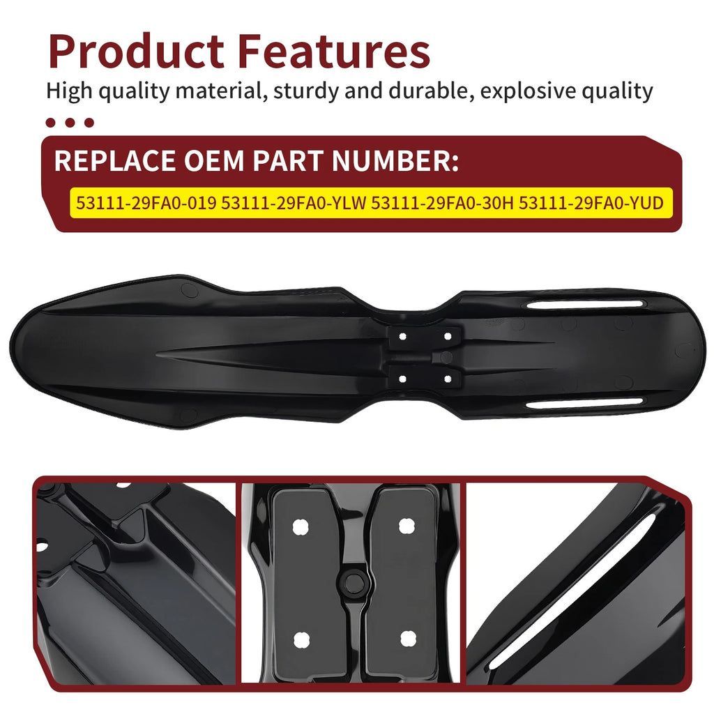 Front Fender for Suzuki DRZ400SM (2005–2008) 53111-29FA0-019, 53111-29FA0-YUD