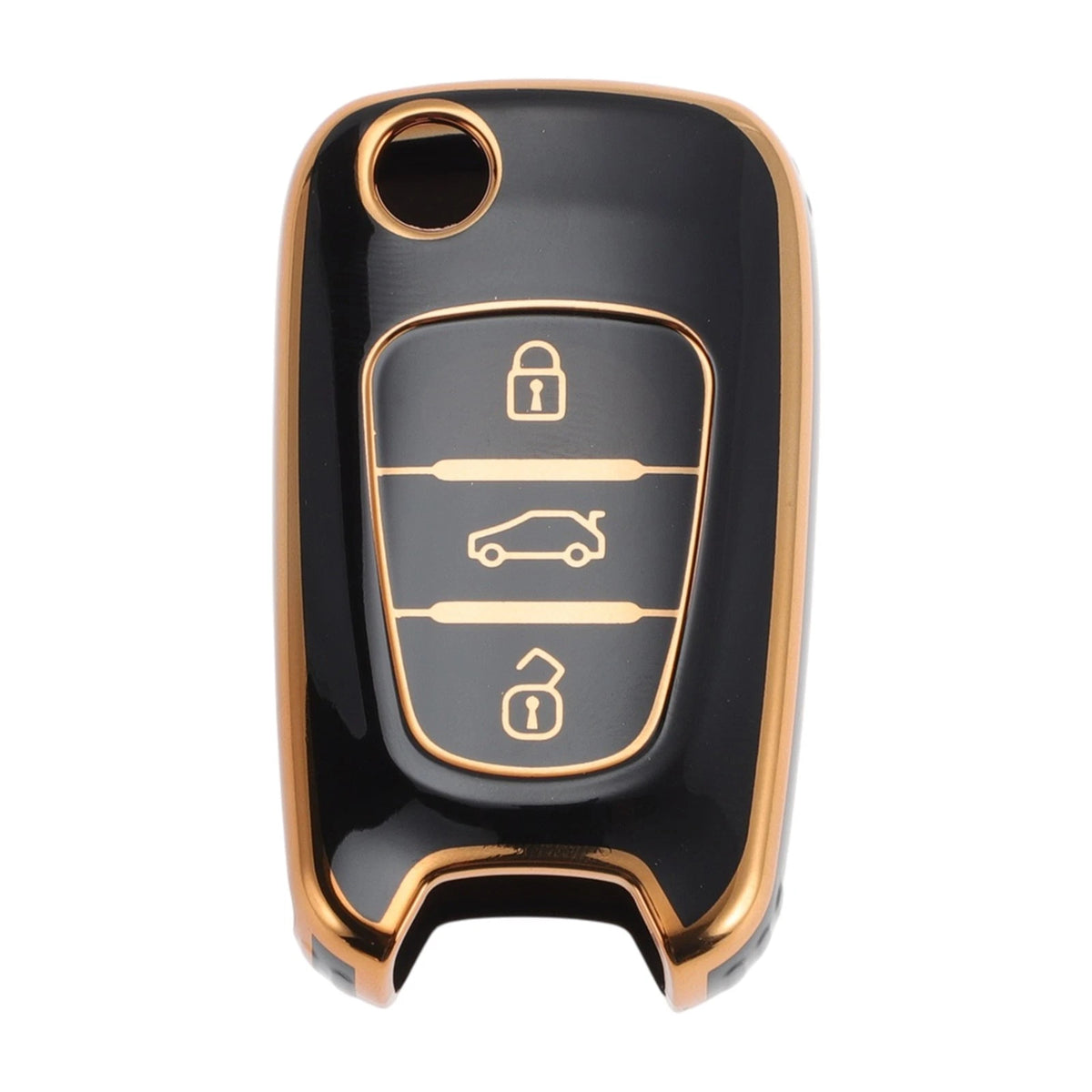 Car Key Case for Hyundai i10 i20 i30 i35 i40 ix20 ix25 ix55 (3 Buttons)