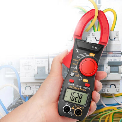 ST170 Portable Clamp Meter 500A AC Current NCV Tester for Residential Work