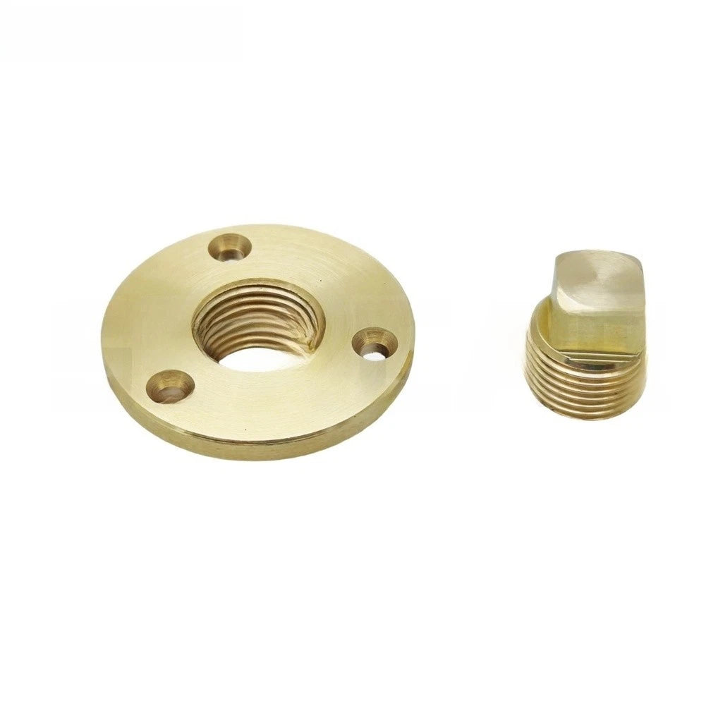 1 Inch Threaded Brass Drain Stopper for Marine 1/2 Inch Pipe