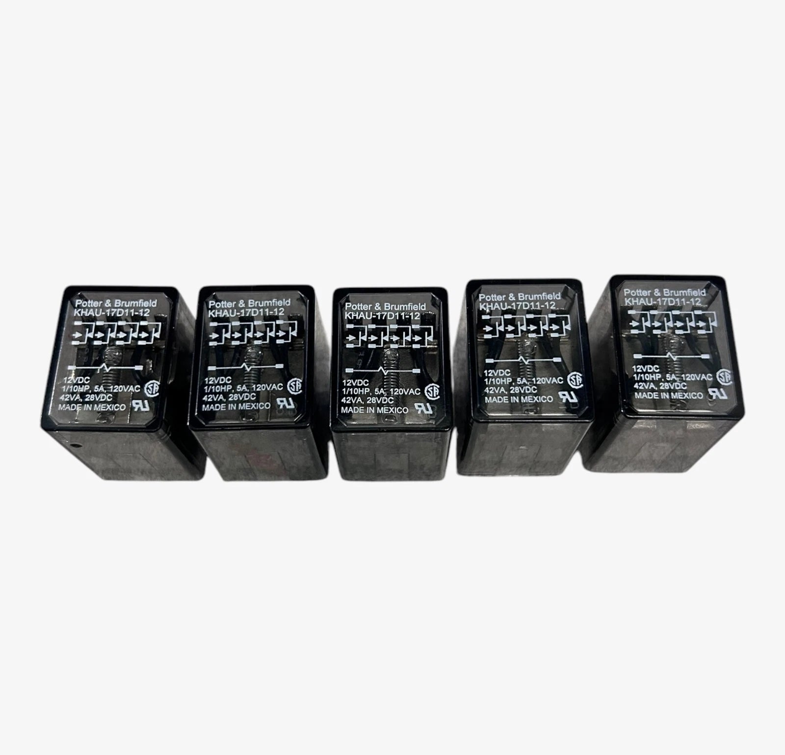 5X Relay Modules KHAU-17D15-12 for Automotive Applications