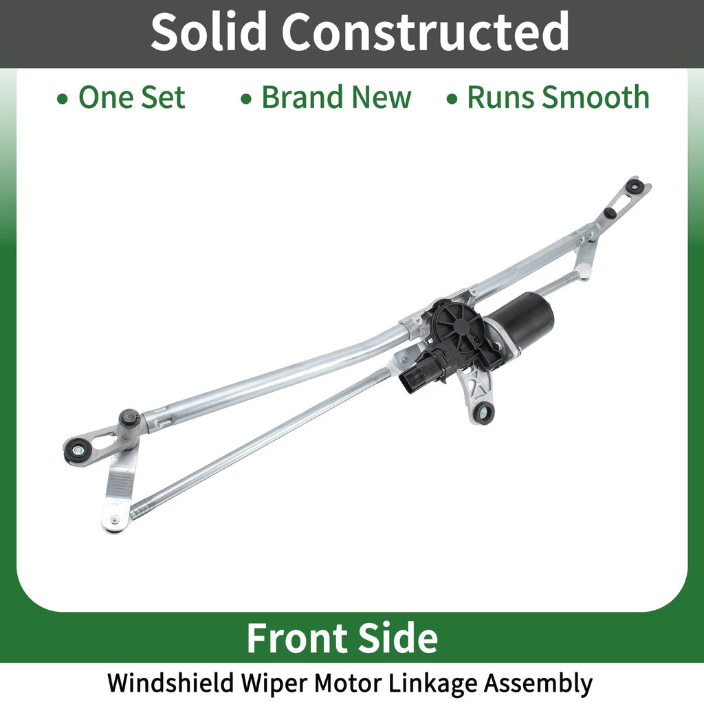 Front Windshield Wiper Motor Linkage Assembly for Dodge Ram 1500 (2011–2018)