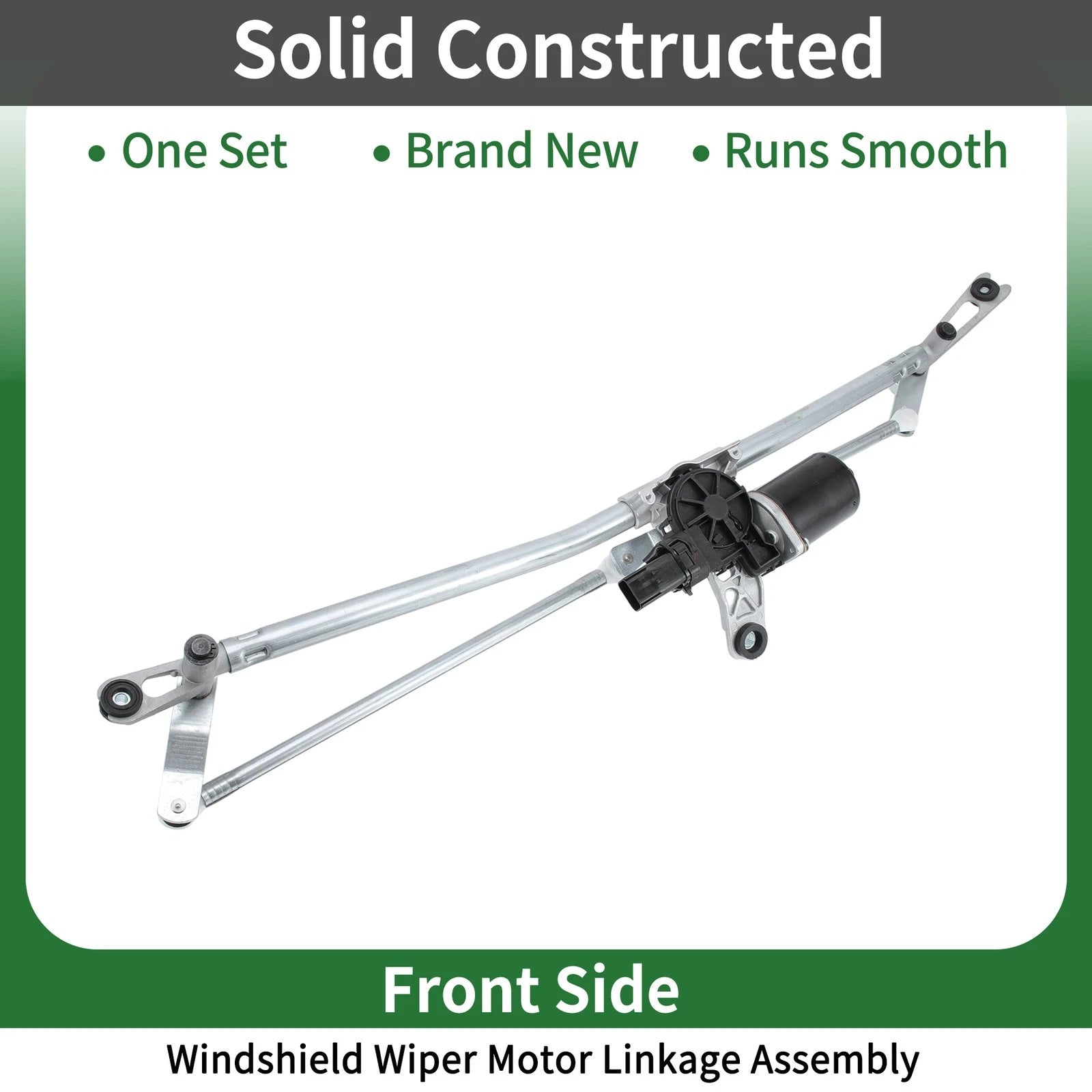 Front Windshield Wiper Motor Linkage Assembly for Dodge Ram 1500 (2011–2018)