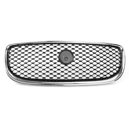 Black Mesh Chrome Upper Front Grill for Jaguar XE (2015–2018)