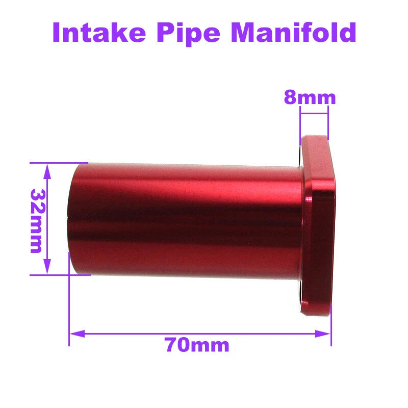 Intake Manifold for GX200 Predator 212cc ATV Quad (24mm Flat Slide Mikuni)
