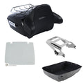 Trunk Backrest Pad Rack Mount Plate for Harley Touring (2009–2013)