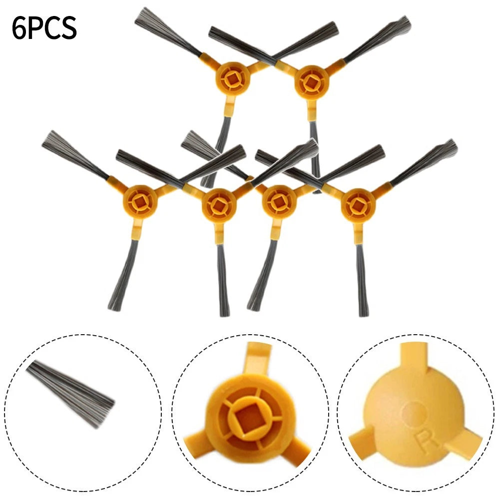 6 Pcs Side Brushes for Hosome G9070/2000PA Vacuum Cleaner