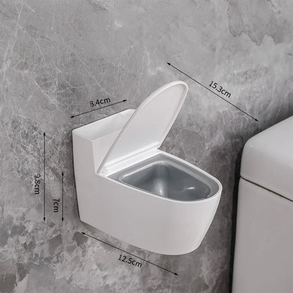 Toilet Ashtray with Covers for Home and Office, Mini White