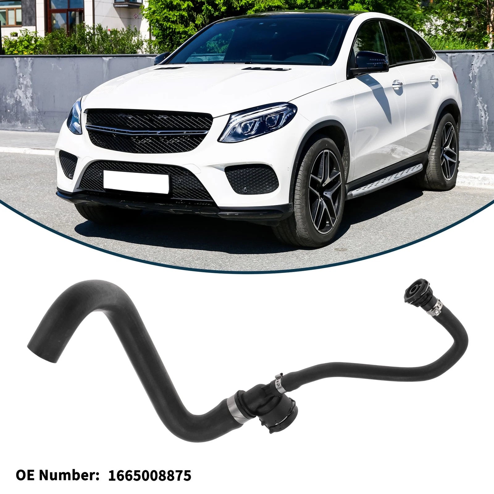 Radiator Hose Replacement for Mercedes-Benz GLE 320 X166 (2013–2016)